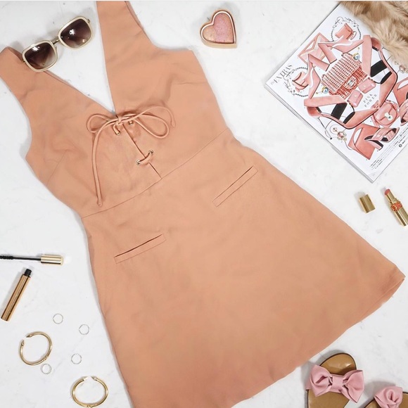 AFTER MARKET Lace-Up Dress - Picture 2 of 2